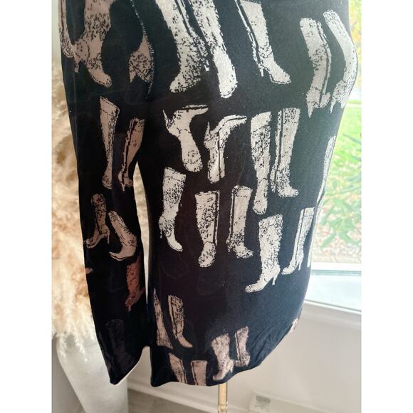 Nic + Zoe These Boots Reversible Jacquard Sweater Womens Small Casual Western - Picture 6 of 15